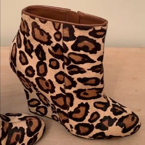 Leopard booties